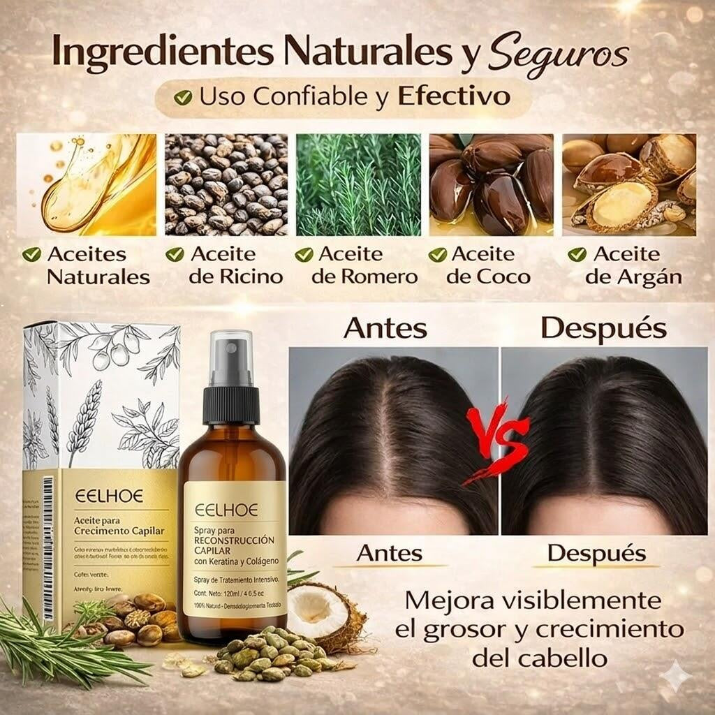 Spray Capilar Regenerador de Colágeno y Keratina 150ml