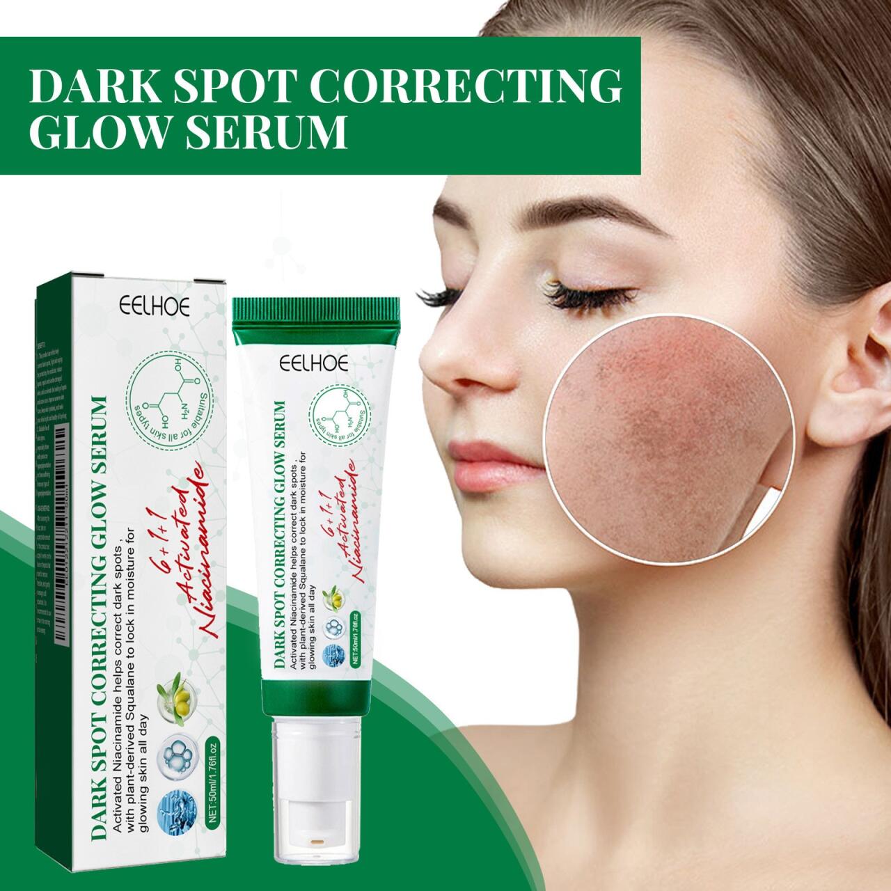Sérum Iluminador Corrector de Manchas Oscuras EELHOE 50ml – Piel Radiante, Uniforme y Sin Imperfecciones