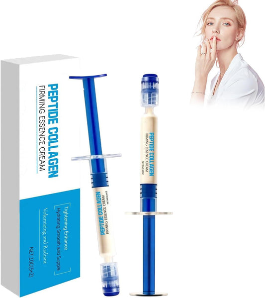 Crema Esencial Elástica con Colágeno Polipeptídico 10G – 2 Jeringas de 5G Alta Reafirmación y Precisión