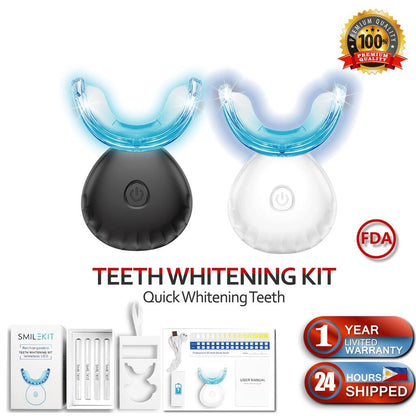Kit de blanqueamiento Dental recargable para dientes, Gel de 4 piezas, acelerador de lámpara Led