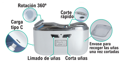 Corta uñas eléctrico