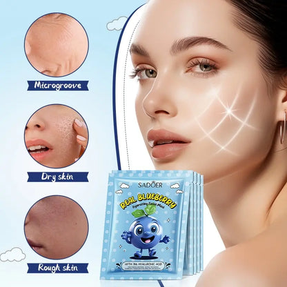 Mascarilla Facial Hidratante de Arándanos SADOER