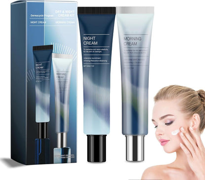 Kit Crema Hidratante de Día y Noche con Extracto de Centella Asiática