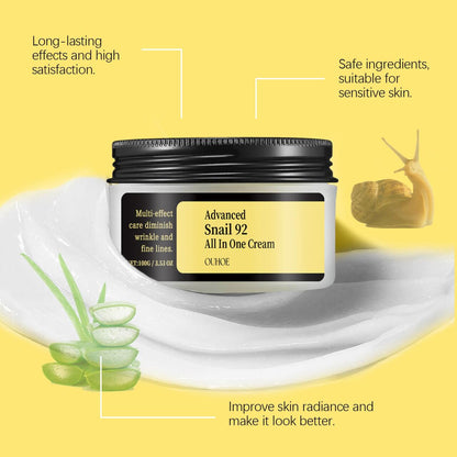 Crema Facial Caracol Advanced 92 100 Gr – Hidratación y Regeneración Profunda