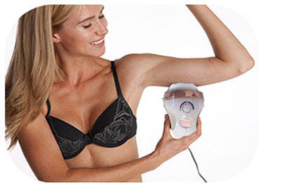 Masajeador con terapia de vibración y rotación para tonificar y esculpir el cuerpo.