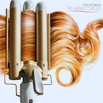 Rizador triple de ondas surferas