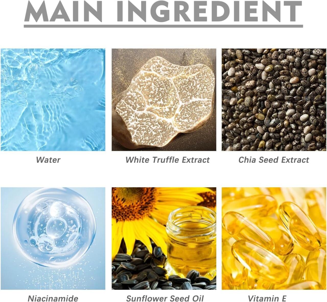 EELHOE Spray Sérum Bruma Facial Hidratante con Trufas Blancas