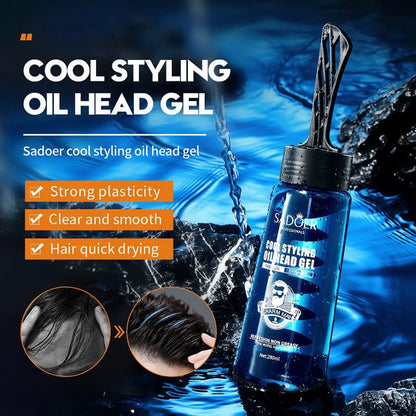 Gel Fuerte con Ajuste de Cera – Estilo Duradero, Acabado Profesional (280 ml)