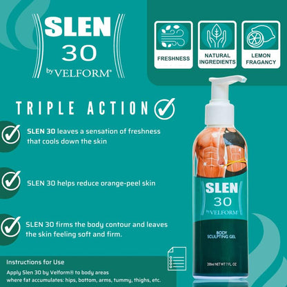 Gel adelgazante anti celulitis con efecto crioterapia
