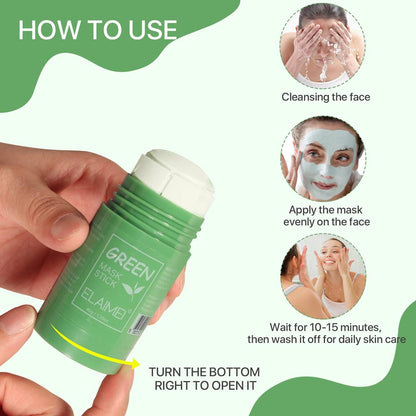 Mascarilla te verde Facial Limpiadora en Barra