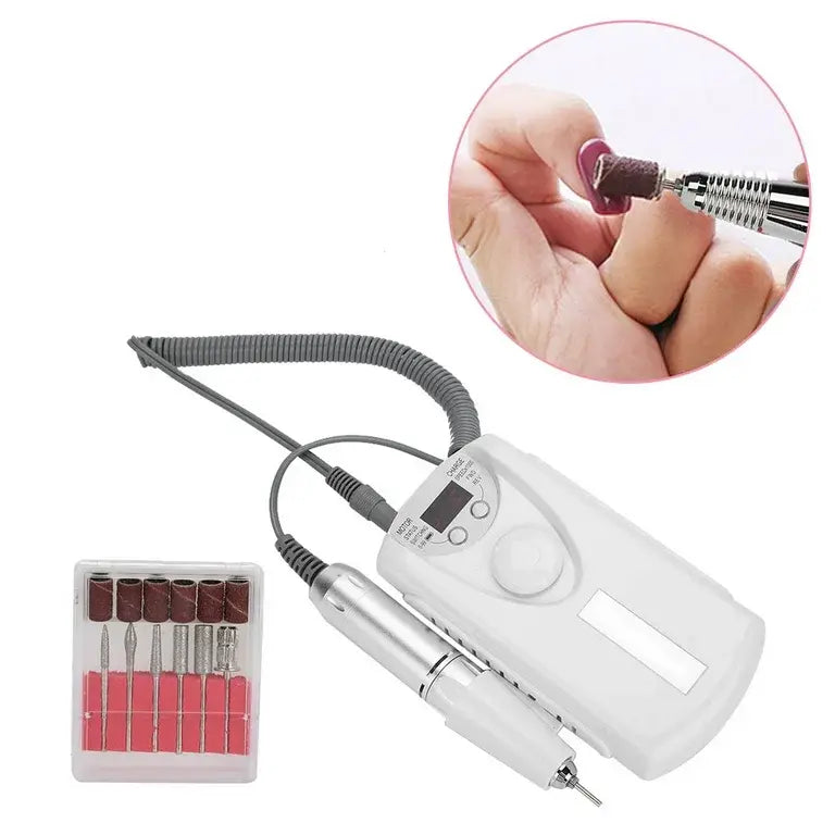 Esmaltadora de uñas 12000 RPM – Potencia Compacta para Manicuras Rápidas