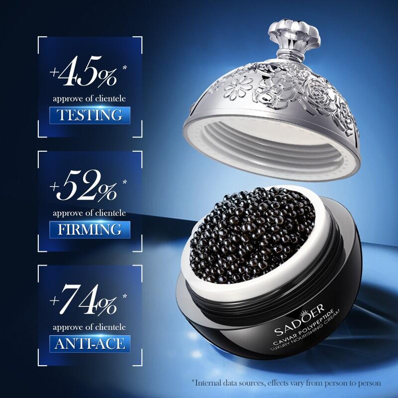 Crema Antiarrugas Reafirmante con Caviar y Polipéptido SADOER – 30g