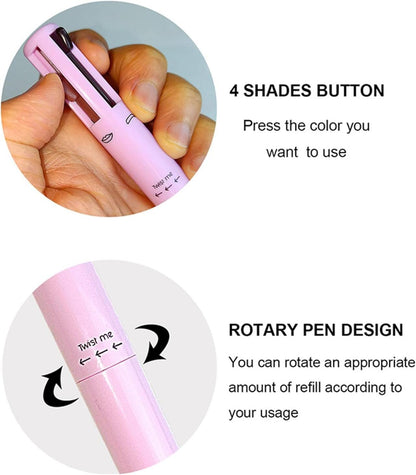 Lápiz de Maquillaje Multifuncional 4 en 1