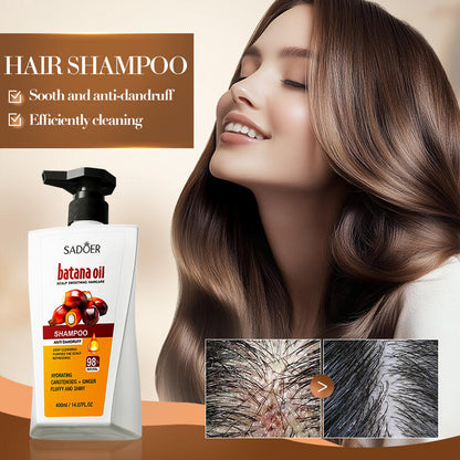 Champú SADOER con Aceite de Batana 400ml – Crecimiento Capilar, Cuidado del Cuero Cabelludo y Renovación Natural