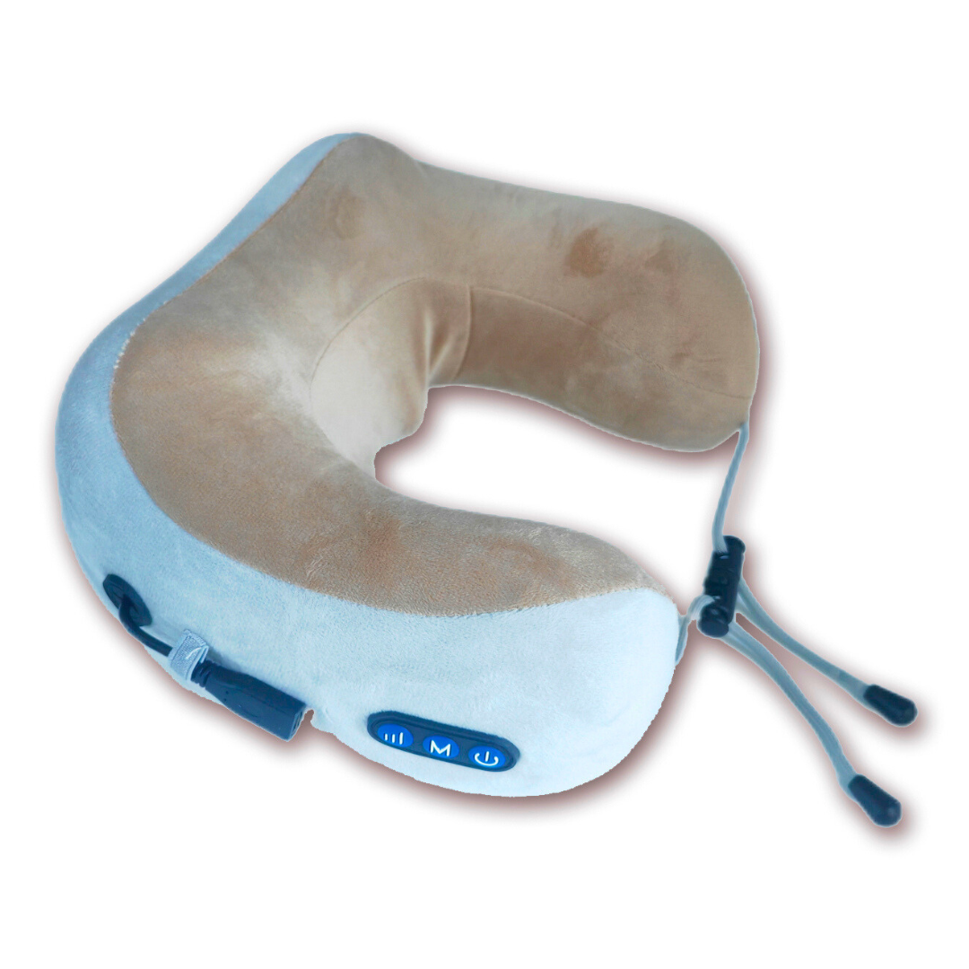 Masajeador Portátil e Inalámbrico para Cuello y Espalda con Efecto Calor