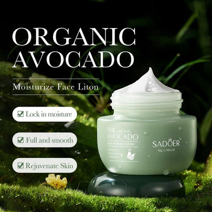 Crema Hidratante Sedosa de Aguacate Orgánico – 50ml