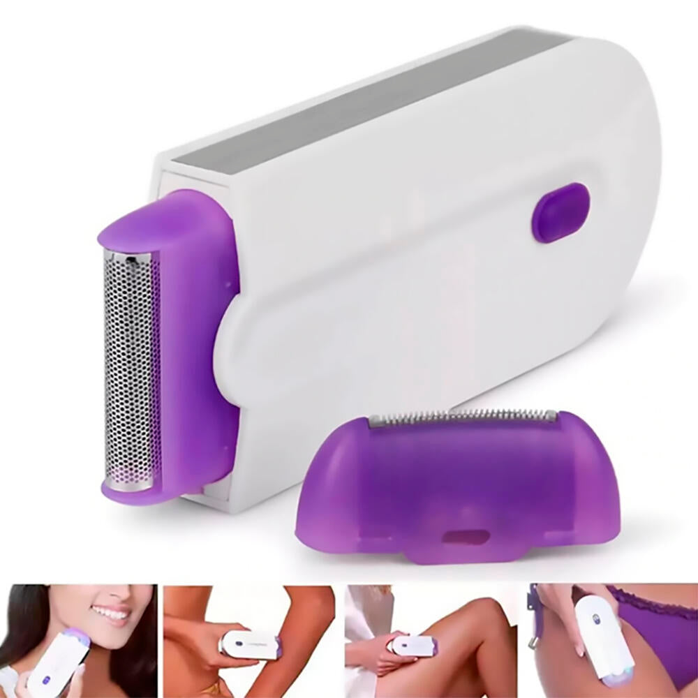 DEPILADORA LASER TOUCH RECARGABLE USB LUZ CON SENSOR SEGURIDAD