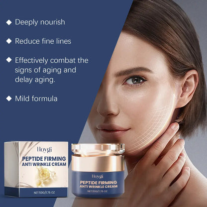 Hoygi Crema Reafirmante Antiarrugas con Péptidos – 50g