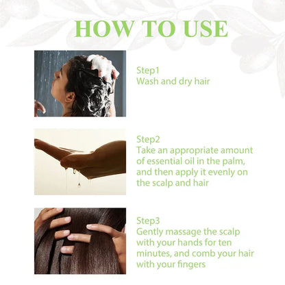 EELHOE Aceite Esencial de Romero para el Cuidado del Cabello – Crecimiento y Reparación 🌿